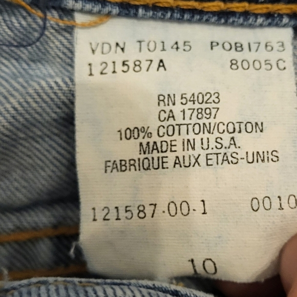 Vintage Y2K Gap USA Raw Hem A Line Denim Blue Jean Button Fly Maxi Skirt Size 10 - Picture 5 of 8